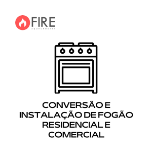 CONVERSÃO E INSTALAÇÃO DE FOGÃO RESIDENCIAL E COMERCIAL